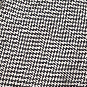H&M Pants Women’s 8 Black White Houndstooth Cigarette Ankle Stretch Career Work